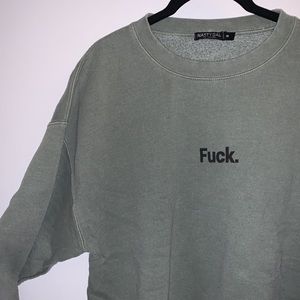 Olive Green sweatshirt - SUPER COZY